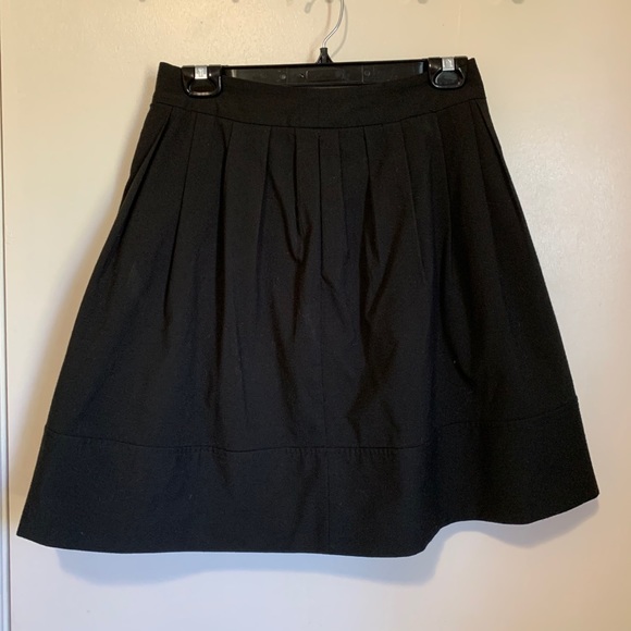 Nylon Skirt Size 6 A Line Pleated Black - Picture 5 of 5